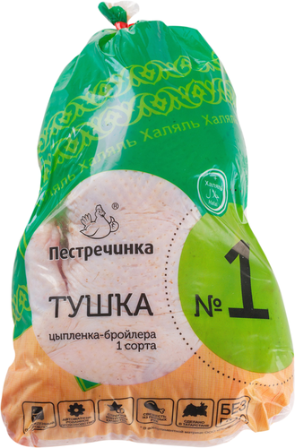 

Тушка цыпленка-бройлера Пестречинка Халяль вес