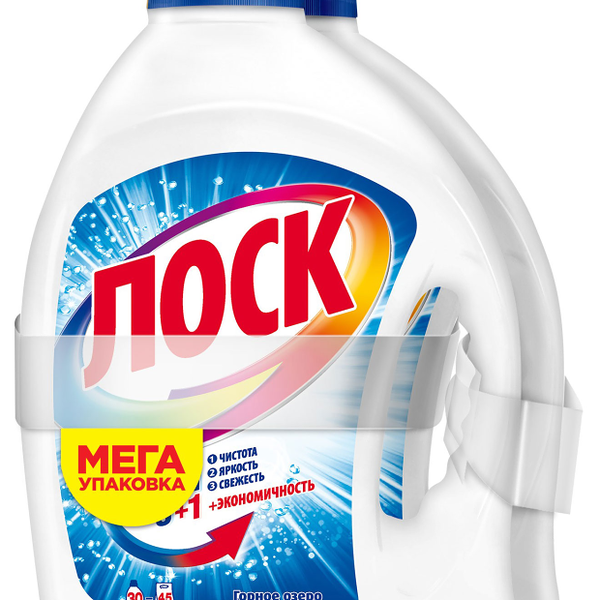  Гель для стирки Losk Горное озеро, 2х1.95 л