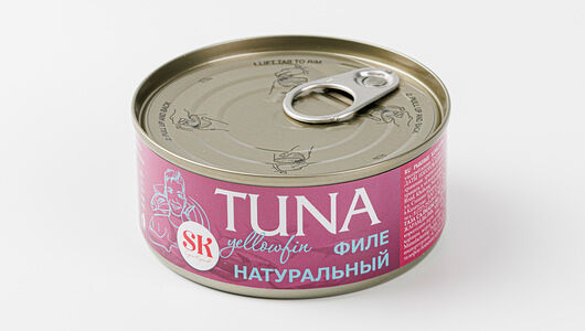 Тунец филе-кусочки натуральный