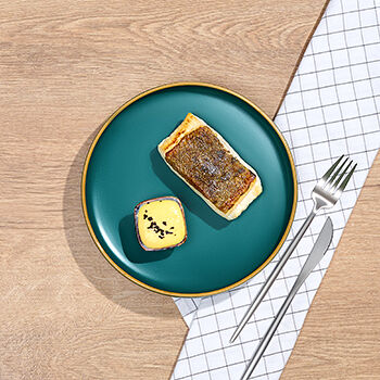 Филе зубатки с французским соусом бернез, 150 гр