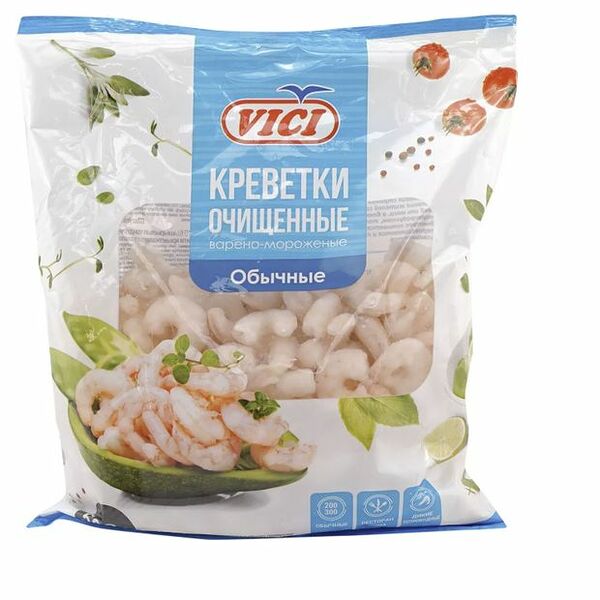 Креветки VICI Обычные очищенные 200/300 500 г