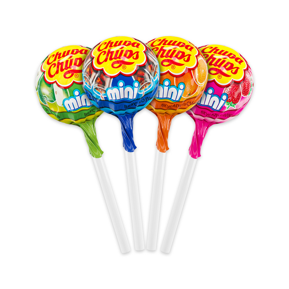 

Карамель Chupa Chups Mini ассорти вкусов дизайн упаковки в ассортименте 90 г