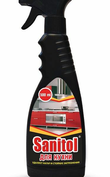 Средство для чистки кухни универсальное Sanitol, 500 мл