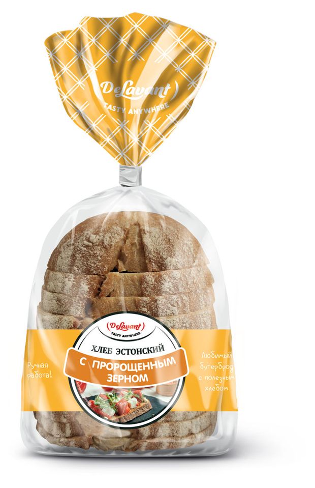 

Хлеб Delavant Эстонский с пророщенным зерном нарезка 255 г