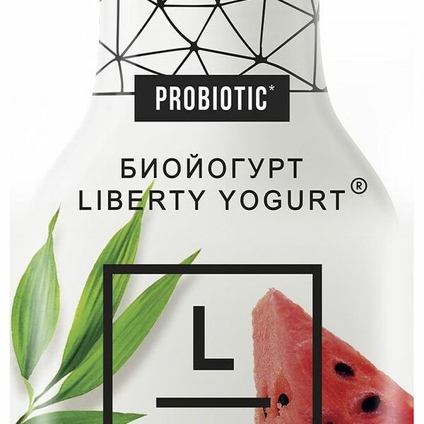Йогурт Liberty Yogurt с арбузом мятой и бамбуком 2% 270 г