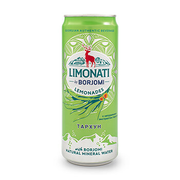 Напиток газированный Боржоми (Borjomi) Лимонати (Limonati) Тархун 330 мл