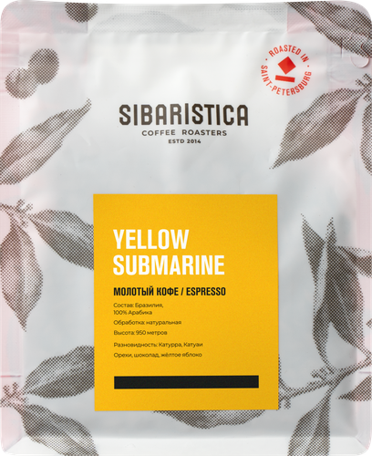

Кофе молотый Sibaristica Brazil Yellow Submarine 200 г