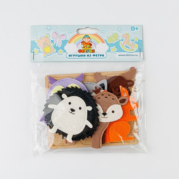 Набор игровой Пальчиковый театр Лесные обитатели, Вп