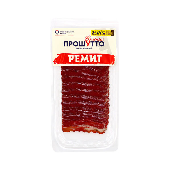 Прод мясн свин с/в Нарезка Окорок Прошутто 55г в/у Ремит