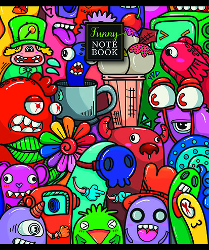 

Тетрадь ПЗБМ Куча монстров А5 48 листов в клетку 1 шт. дизайн в ассортименте