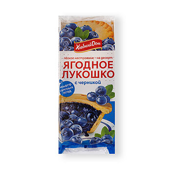 Кекс Хлебный дом Ягодное Лукошко с черникой 