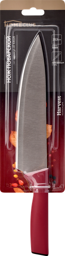 

Нож поварской Homeclub Harvest AT-K4028 красный 20.5 см