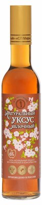 Уксус яблочный СП Мирный натуральный 6% 0.5 л