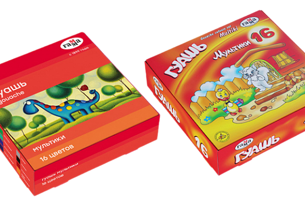 Гуашь Гамма Мультики 20 мл, 16 цветов,упаковка в ассортименте