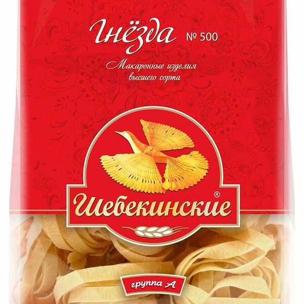 Макароны Шебекинские №500 Гнезда 450г