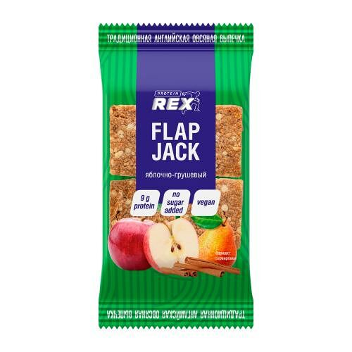 Печенье ProteinRex овсяное протеиновое FlapJack 15% яблоко-груша 60 г