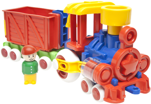 

Паровозик с вагоном Ромашка