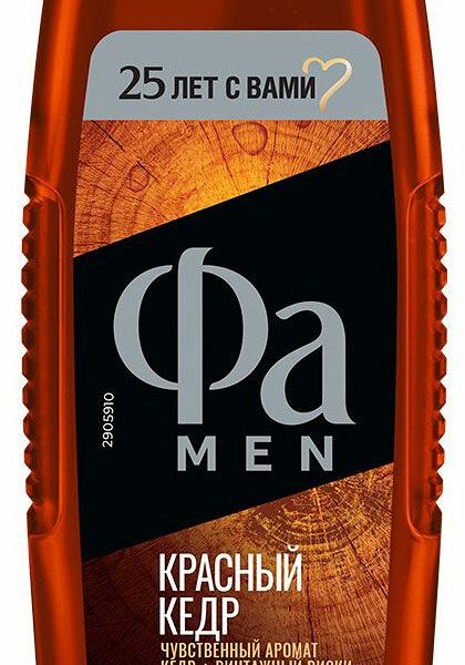 Гель для душа мужской 2-в-1 Fa Men Red Cedarwood 250 мл
