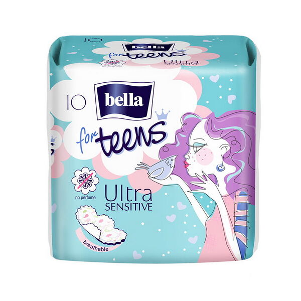 Bella for  teens Ultra Sensitive  10 гиг. впит. прокладки