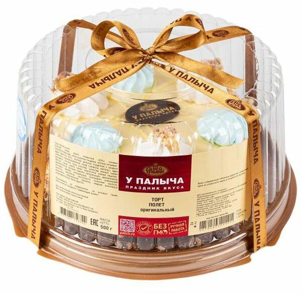 Торт воздушный Полёт У Палыча оригинальный 500г