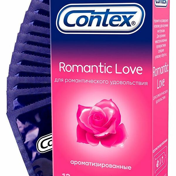 Презервативы Contex Romantic Love ароматизированные 12 шт