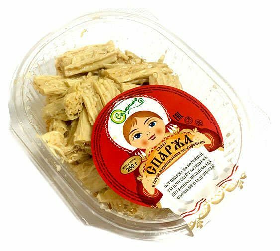 Спаржа по-корейски в соусе маринованная ТМ Солюшко