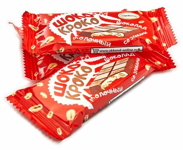 Шоколад молочный - шоко-кроко со злаками ТМ Акконд