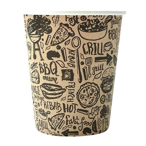 Стакан бумажный ИнтроПластика BBQ Party  6шт