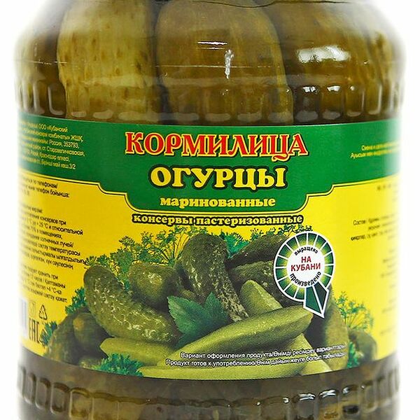 Огурцы маринованные Кормилица 680 г
