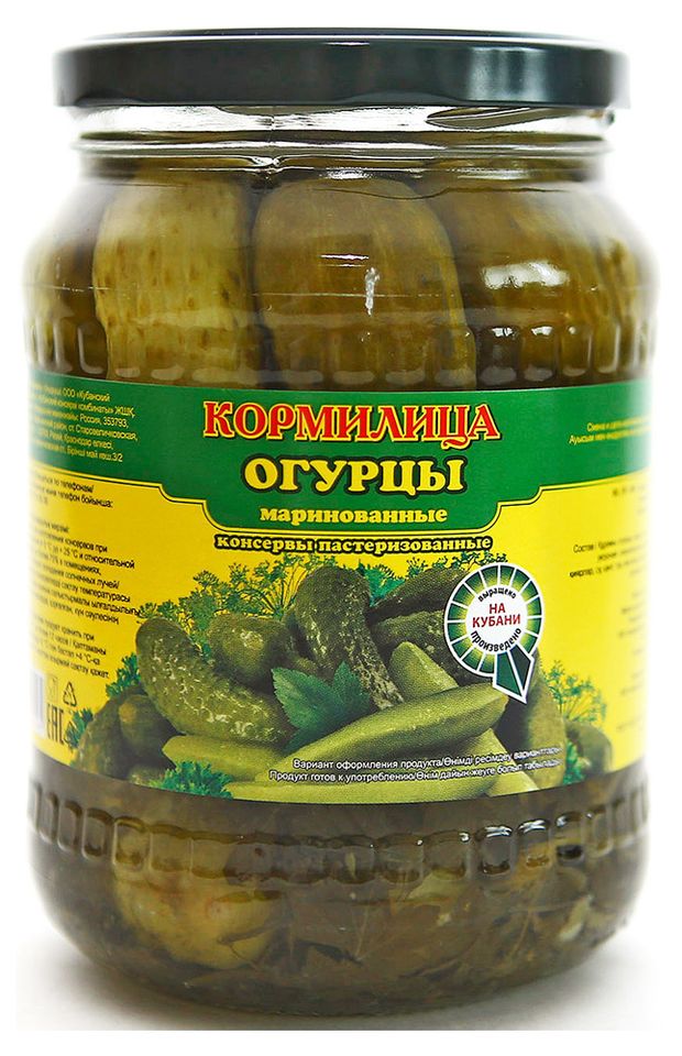 

Огурцы маринованные Кормилица 680 г