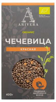Чечевица Аривера (Arivera) красная 400 г