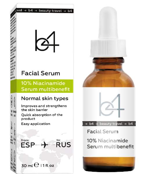 В4 Monoserums моносыворотка мультифункциональная с ниацинамидом 10% 30 мл