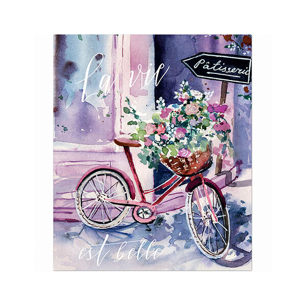 Тетрадь Жизнь хороша 48л скрепка Акварельный винтаж 3207