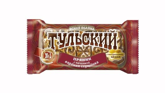 Пряник Ясная Поляна Тульский с начинкой варёная сгущёнка 140г