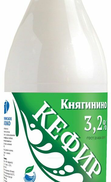 Кефир Княгинино 3.2% 930 мл