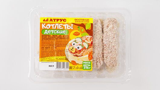 Котлеты детские замороженные, ВП Продукт замороженный 