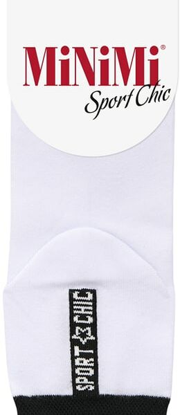 Носки женские MiNiMi Sport Chic 4301 средняя длина паголенка Bianco белый Размер 35-38