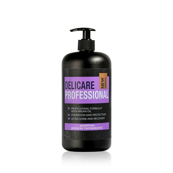 Шампунь для волос Delicare Professional для всех типов волос, 1 л