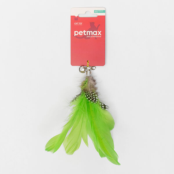 Игрушка для кошек Дразнилка с перьями (сменная подвеска)