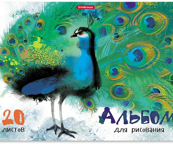 Альбом для рисования Erich Krause Птицы жарких стран А4 20л