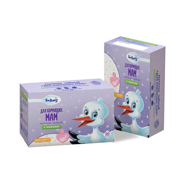 Напиток чайный Для кормящих мам ДП 20шт*1г Беллакт