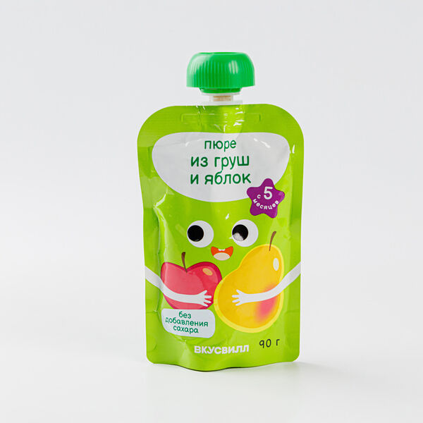 Пюре из груш и яблок