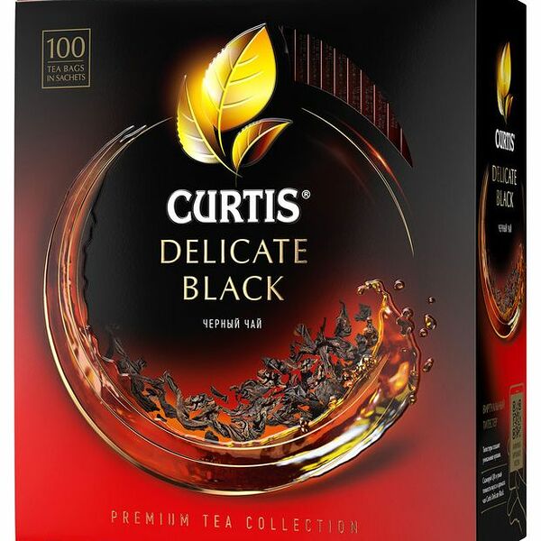 Чай чёрный Curtis Delicate черный в пакетиках, 100 шт в упаковке, 170г