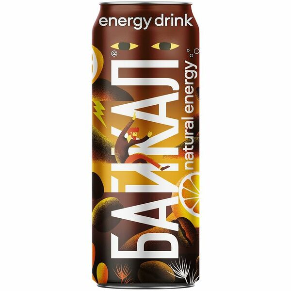 Напиток Байкал Natural Energy кофе-лимон 450 мл