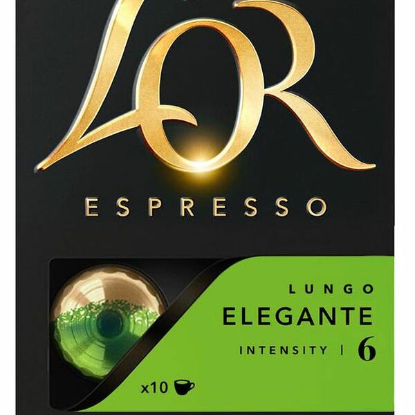 Кофе в алюминиевых капсулах для кофемашин L`or Espresso Lungo Elegante 10 шт