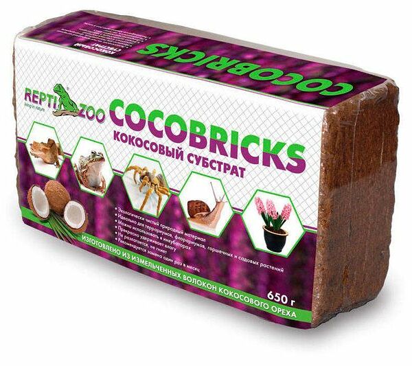 Субстрат Repti-Zoo Кокосовое волокно 650 г