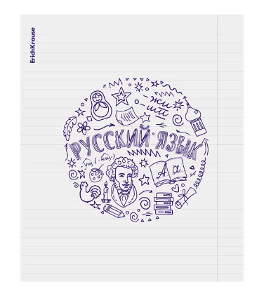 Тетрадь общая ErichKrause Chaos Русский язык с пластиковой обложкой в линейку А5, 48 л