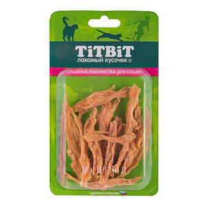 Лакомство для кошек филе куриное соломка Б2-C