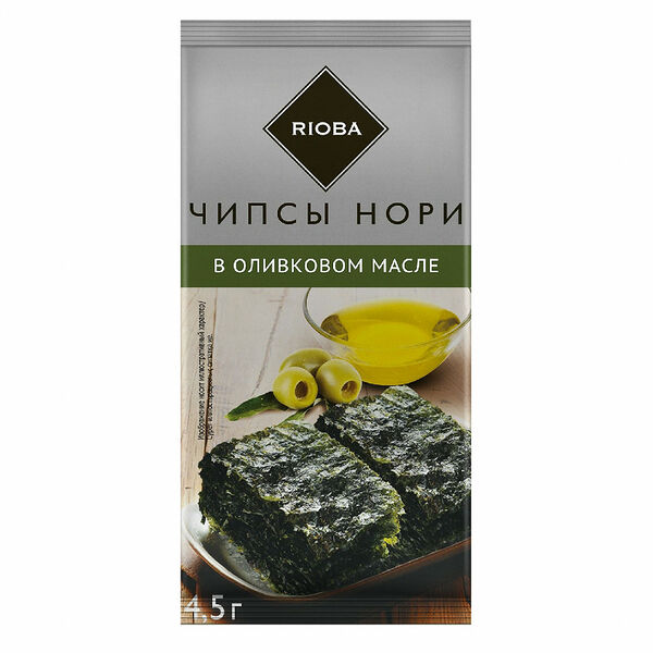Чипсы нори Rioba с оливковым маслом