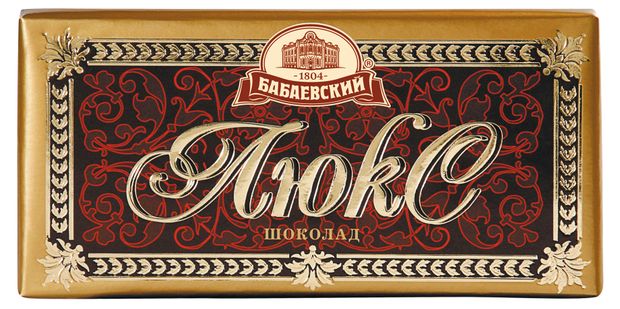 

Шоколад тёмный Бабаевский Люкс 90 г